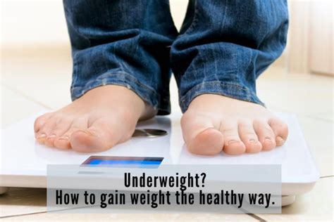 Healthy gain in underweight